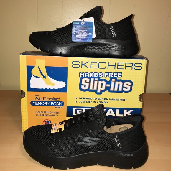 Women Skechers Slip-ins GO WALK Flex Grand Entry Sneakers-Size 10.5 Wide (124836 - Picture 1 of 10